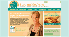 Desktop Screenshot of barbaramcvicker.com