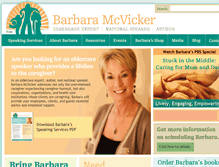Tablet Screenshot of barbaramcvicker.com